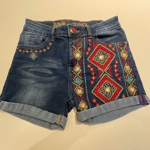 Embroidered Desigual Shorts